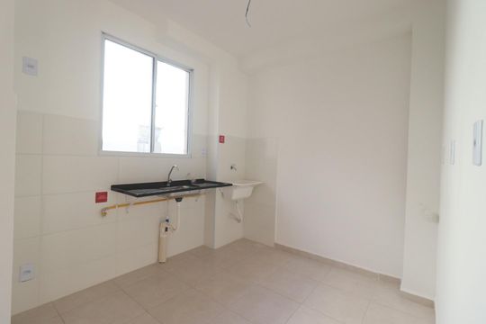 Cozinha de apartamento para alugar com 2 quartos, 47m² em Parque Residencial Candido Portinari, Ribeirão Preto
