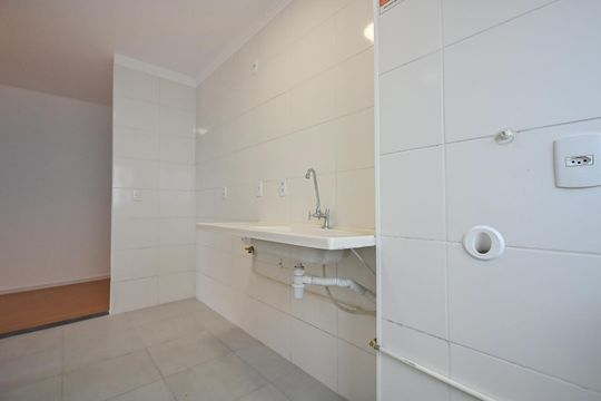 Cozinha de apartamento à venda com 2 quartos, 41m² em Parque Esmeralda, São Paulo