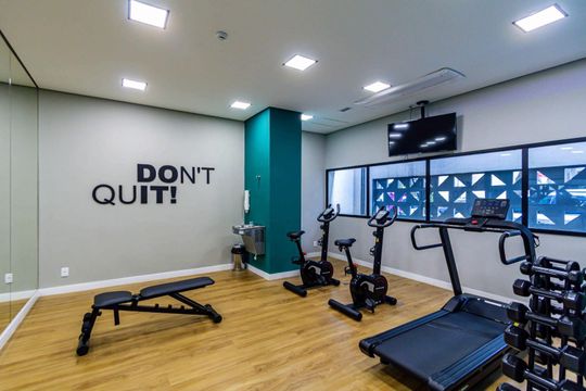 Área comum - Academia de kitnet/studio para alugar com 1 quarto, 25m² em Perdizes, São Paulo
