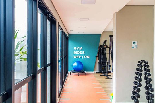 Área comum - Academia de kitnet/studio para alugar com 1 quarto, 25m² em Perdizes, São Paulo