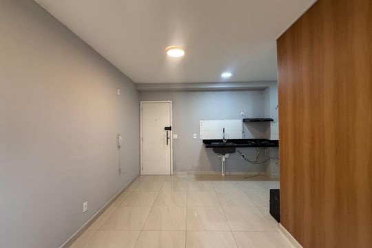 Sala e cozinha de apartamento para alugar com 2 quartos, 43m² em Vila Pirituba, São Paulo
