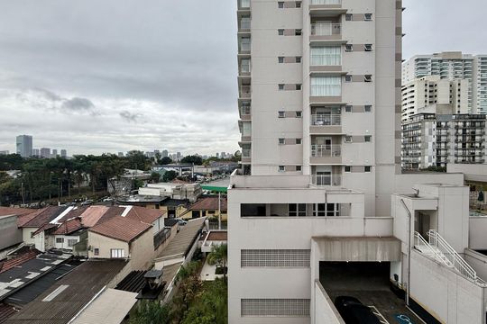 Vista  de apartamento à venda com 2 quartos, 75m² em Santo Amaro, São Paulo