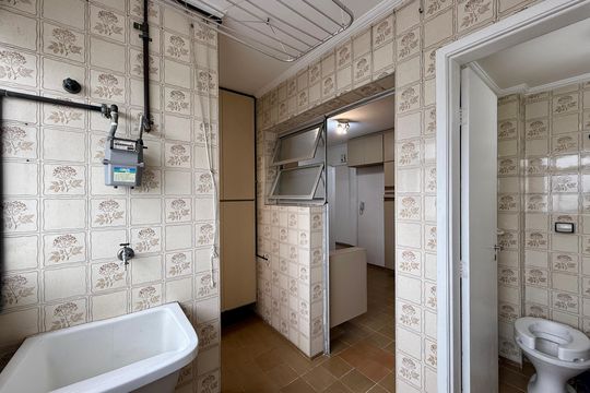 Área de Serviço de apartamento à venda com 2 quartos, 75m² em Santo Amaro, São Paulo