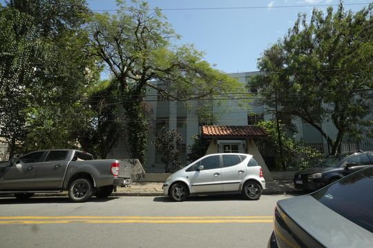 Fachada do Prédio de apartamento para alugar com 2 quartos, 68m² em Vila Valparaíso, Santo André