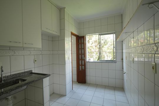 Cozinha de apartamento para alugar com 2 quartos, 68m² em Vila Valparaíso, Santo André