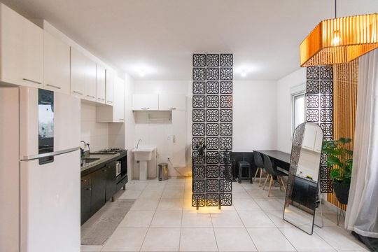 Sala de apartamento à venda com 1 quarto, 37m² em Vila Paulista, São Paulo