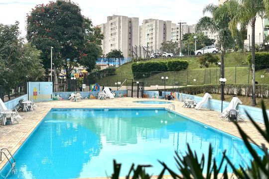 Área comum - Piscina de apartamento para alugar com 2 quartos, 48m² em Jardim Sao Miguel, Ferraz de Vasconcelos