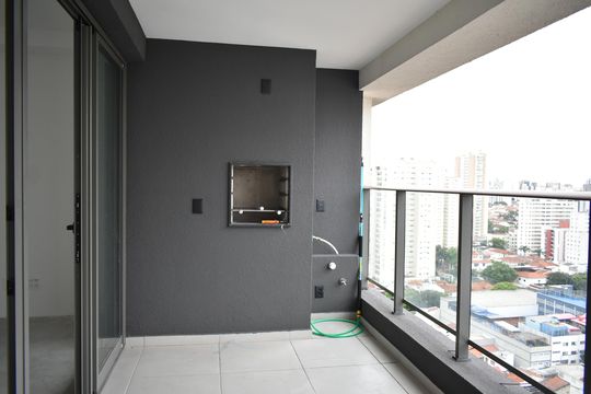 Sacada de apartamento à venda com 1 quarto, 45m² em Vila Clementino, São Paulo