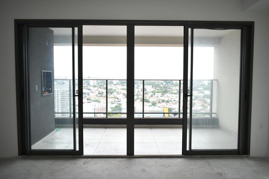 Sacada de apartamento à venda com 1 quarto, 45m² em Vila Clementino, São Paulo