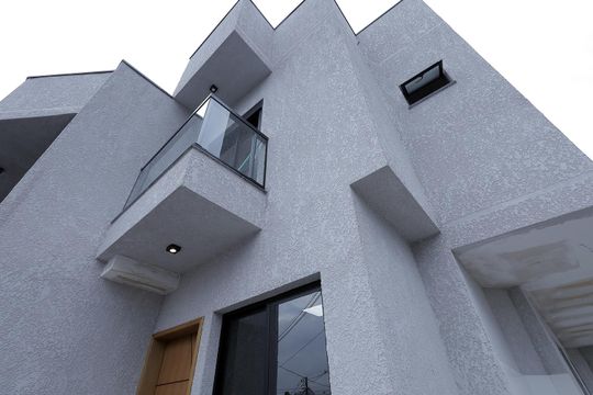 Fachada de casa à venda com 3 quartos, 220m² em Jardim Alvorada, Santo André