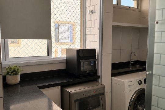 Área de serviço de apartamento à venda com 3 quartos, 93m² em Nova Suiça, Goiânia
