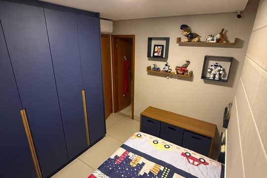 Quarto de apartamento à venda com 3 quartos, 93m² em Nova Suiça, Goiânia