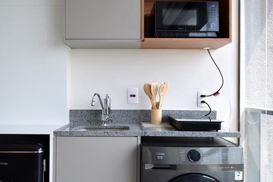 Estúdio de kitnet/studio para alugar com 1 quarto, 29m² em Pinheiros, São Paulo