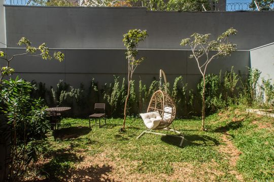 Área comum de kitnet/studio para alugar com 1 quarto, 23m² em Ibirapuera, São Paulo