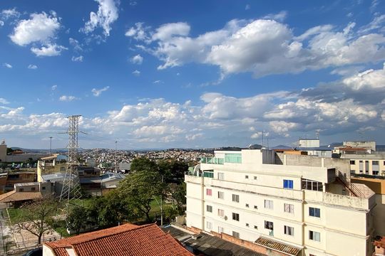 VIsta Suíte 1 de apartamento à venda com 3 quartos, 76m² em Ana Lúcia, Belo Horizonte