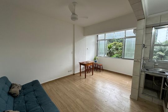 Apartamento para alugar com 1 quarto, 50m² em Centro, São Vicente