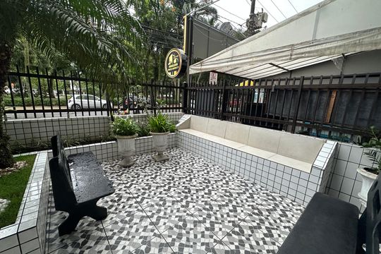 Área comum de apartamento para alugar com 1 quarto, 50m² em Centro, São Vicente