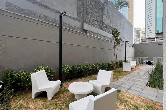 Área comum de apartamento para alugar com 1 quarto, 45m² em Pinheiros, São Paulo