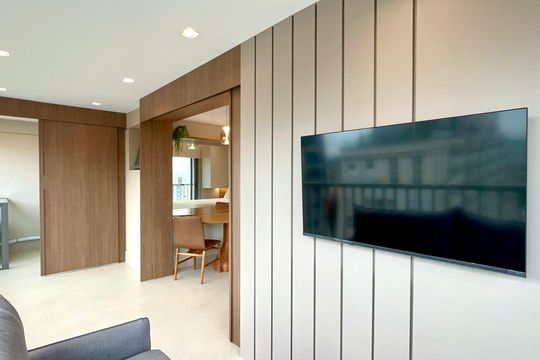 Varanda de apartamento para alugar com 1 quarto, 45m² em Pinheiros, São Paulo