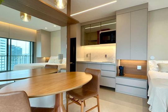 Studio de apartamento para alugar com 1 quarto, 45m² em Pinheiros, São Paulo