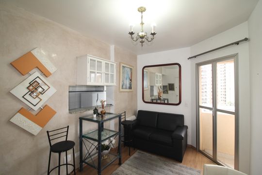 Sala de apartamento para alugar com 1 quarto, 40m² em Santana, São Paulo