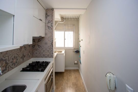 Cozinha de apartamento à venda com 2 quartos, 48m² em Centro, Diadema