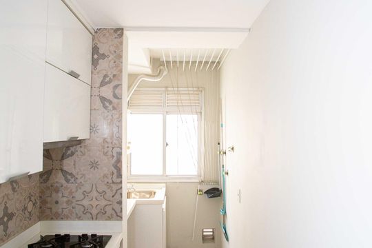 Cozinha de apartamento à venda com 2 quartos, 48m² em Centro, Diadema