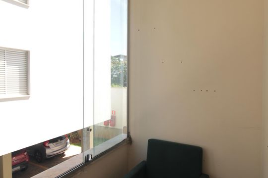 Varanda da Sala de apartamento à venda com 3 quartos, 65m² em Ouro Preto, Belo Horizonte