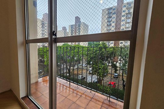 Varanda da Sala de apartamento para alugar com 2 quartos, 54m² em Jardim Umarizal, São Paulo