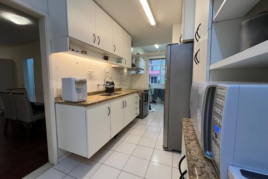 Cozinha de apartamento para alugar com 2 quartos, 80m² em São Conrado, Rio de Janeiro