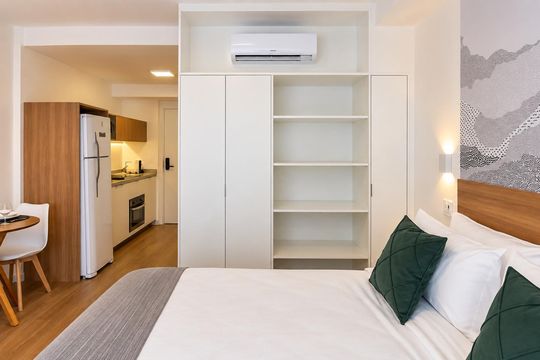 Sala/Quarto de kitnet/studio para alugar com 1 quarto, 28m² em Partenon, Porto Alegre
