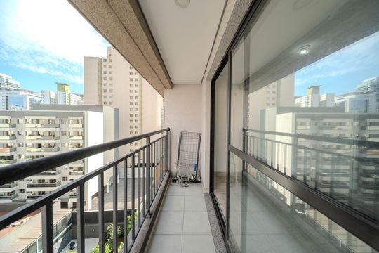 Sacada de kitnet/studio para alugar com 1 quarto, 24m² em Bela Vista, São Paulo