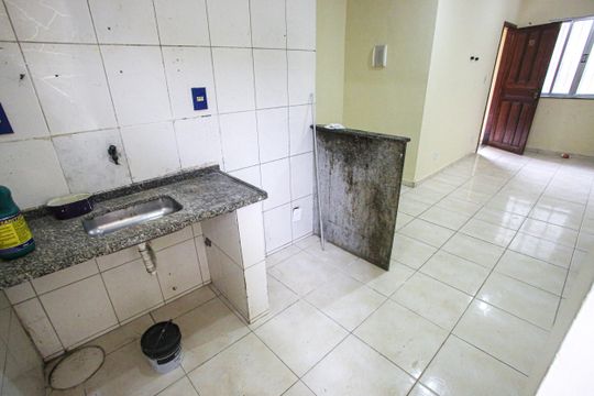 Cozinha de casa para alugar com 2 quartos, 65m² em Jacarepaguá, Rio de Janeiro