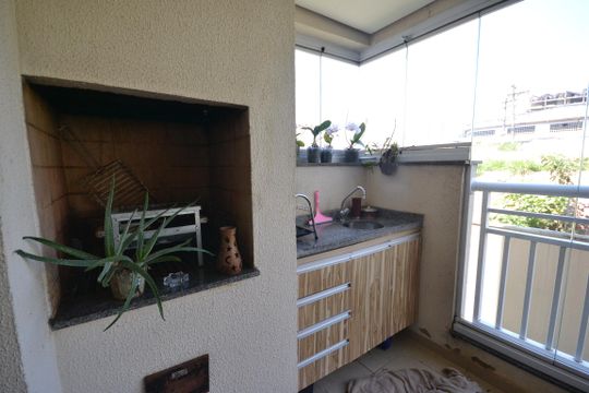 Varanda de apartamento à venda com 3 quartos, 83m² em Jaguaré, São Paulo