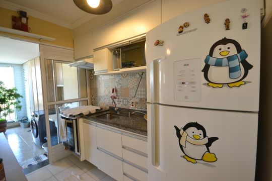 Cozinha de apartamento à venda com 3 quartos, 83m² em Jaguaré, São Paulo