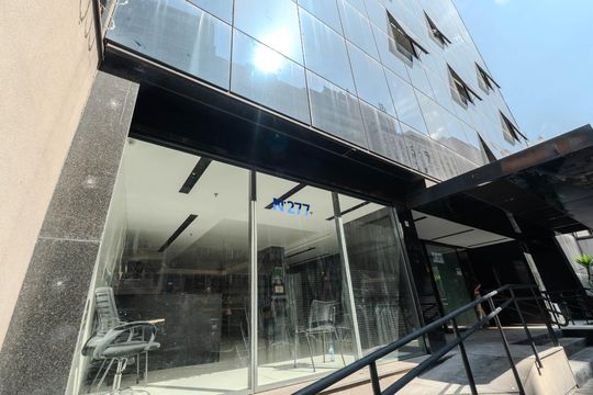 Área comum - Entrada do Edifício de apartamento para alugar com 2 quartos, 23m² em Centro Histórico de São Paulo, São Paulo