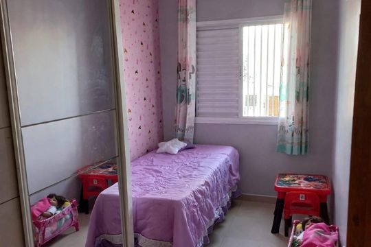 Quarto de apartamento à venda com 2 quartos, 66m² em Parque das Nações, Santo André