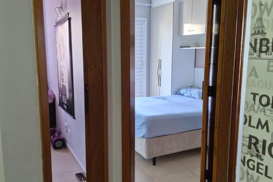Corredor de apartamento à venda com 2 quartos, 66m² em Parque das Nações, Santo André