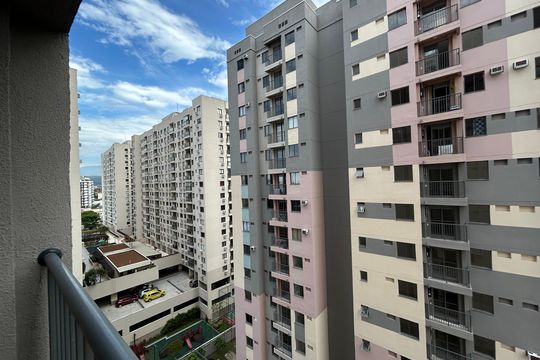 Varanda da Sala de apartamento para alugar com 2 quartos, 49m² em Cachambi, Rio de Janeiro