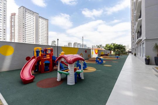 Área comum - Playground de apartamento para alugar com 2 quartos, 54m² em Barra Funda, São Paulo