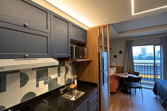 Kitnet/Studio para alugar com 1 quarto, 25m² em Vila Cordeiro, São Paulo