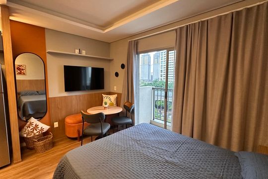 Kitnet/Studio para alugar com 1 quarto, 25m² em Vila Cordeiro, São Paulo