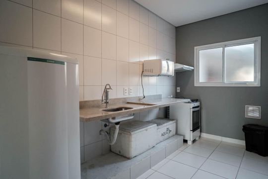 Área comum de apartamento para alugar com 2 quartos, 37m² em Vila Pierina, São Paulo