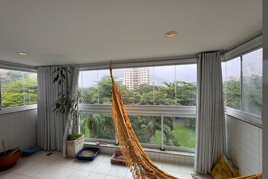 Varanda de apartamento à venda com 3 quartos, 80m² em Recreio dos Bandeirantes, Rio de Janeiro