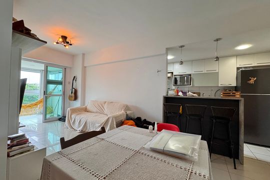 Sala de apartamento à venda com 3 quartos, 80m² em Recreio dos Bandeirantes, Rio de Janeiro