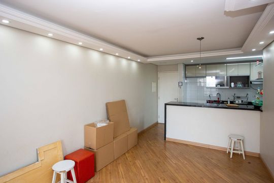 Sala de apartamento para alugar com 3 quartos, 70m² em Jardim Melo, Diadema