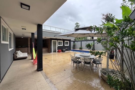 Área externa de casa de condomínio para alugar com 6 quartos, 480m² em Guaratiba, Rio de Janeiro