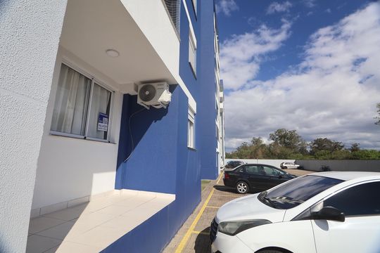 Placa de apartamento para alugar com 2 quartos, 52m² em Olaria, Canoas
