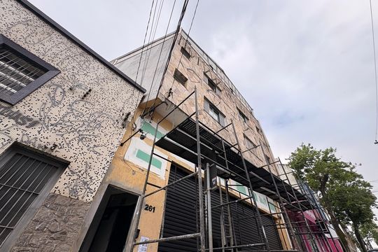 Fachada  de kitnet/studio para alugar com 1 quarto, 17m² em Parque das Nações, Santo André