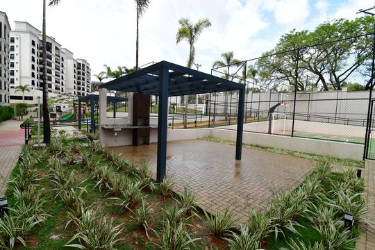 Área comum - Churrasqueira de apartamento à venda com 2 quartos, 91m² em Bairro das Palmeiras, Campinas